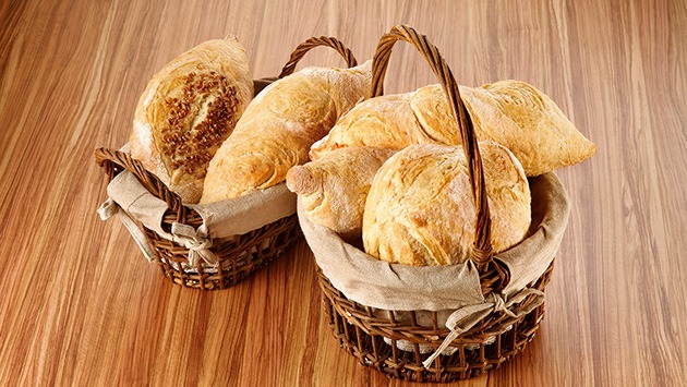 Baguete folhada