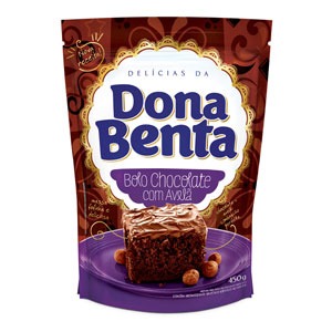 Mistura para Bolo Dona Benta<br>Linha Delícias<br>  Chocolate com Avelã