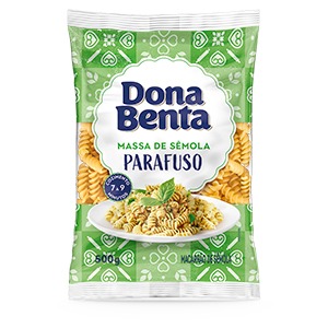 Massa Parafuso Sêmola Dona Benta