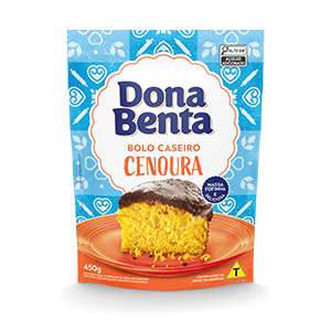 Mistura para Bolo Dona Benta<br>Linha Caseiros<br> Cenoura