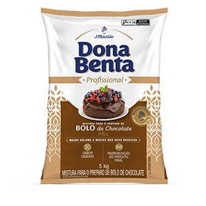 Mistura Dona Benta Profissional para preparo de Bolo de Chocolate Mix