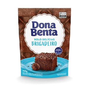 Mistura para Bolo Dona Benta<br>Linha Delícias<br> Brigadeiro