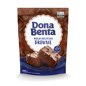 Mistura para Bolo Dona Benta<br>Linha Inspirações<br> tipo Brownie