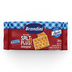 Biscoito Salt Plus Integral Brandini