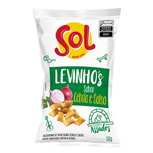 Salgadinho Levinho’s cebola e salsa  Sol