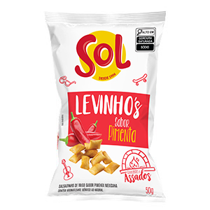 Salgadinho Levinho’s PIMENTA Sol