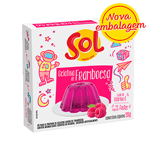 Gelatina de Framboesa