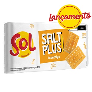 Biscoito SALT PLUS Sabor Manteiga