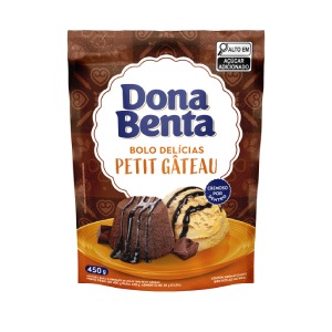 Mistura para Bolo Dona Benta<br>Linha Inspirações<br> Petit Gateau