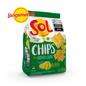 Salgadinho CHIP´S Sabor CEBOLA E SALSA
